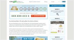 Desktop Screenshot of eurolottozahlen.com